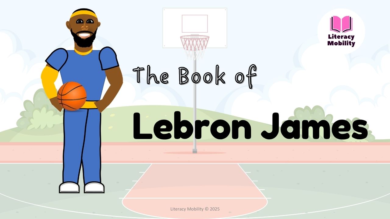 Making inferences with pictures the book of Lebron James Reading comprehension activity