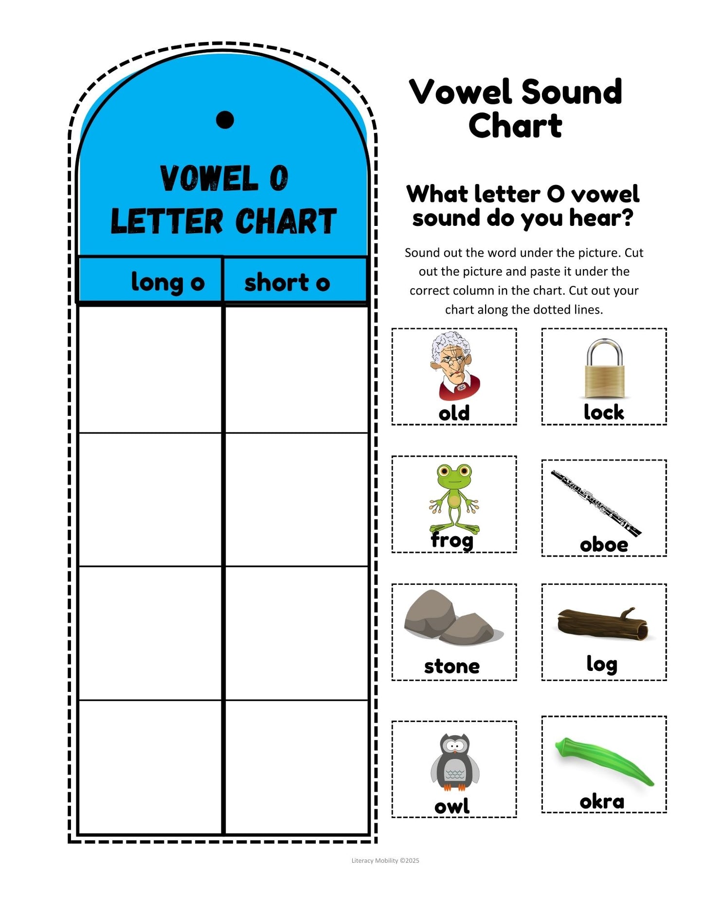 long and short vowel o sound
