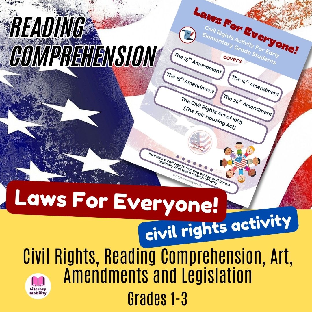 Laws For Everyone! | Early Elementary Civil Rights Activity