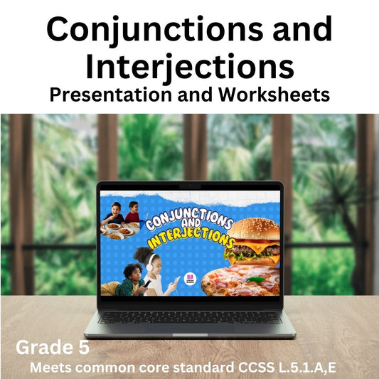 Mastering Conjunctions & Interjections: A Must-Have Resource for 5th Grade Grammar Success