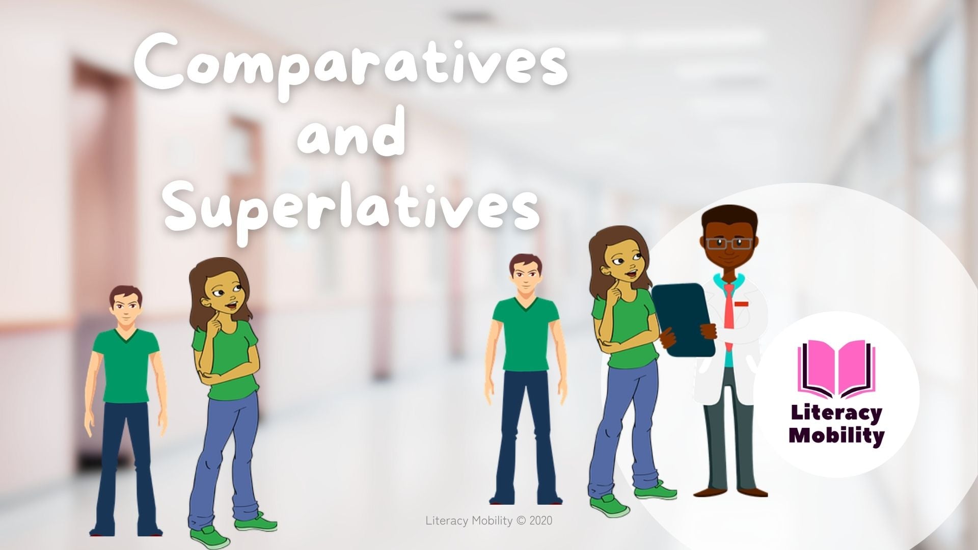 Comparatives and Superlatives PowerPoint and Worksheet Introduction slide