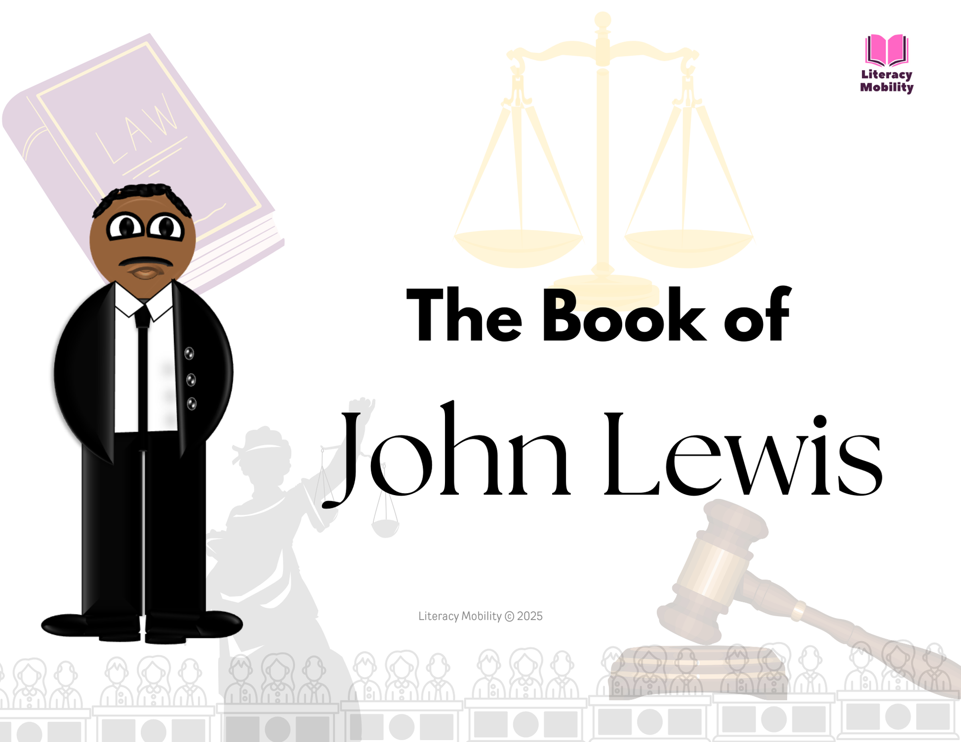 The book of John Lewis Making inferences with pictures cover