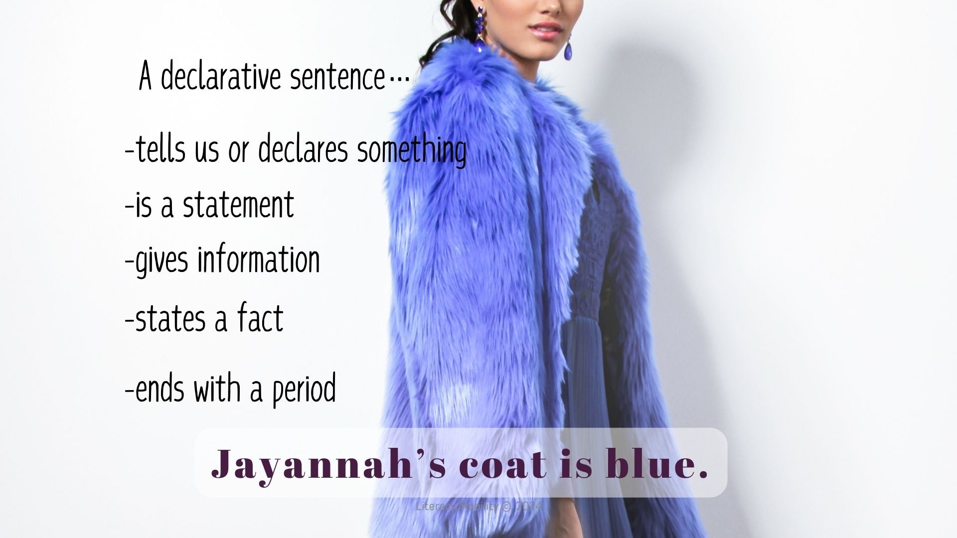Writing Sentences PowerPoint and Worksheet what is a declarative sentence