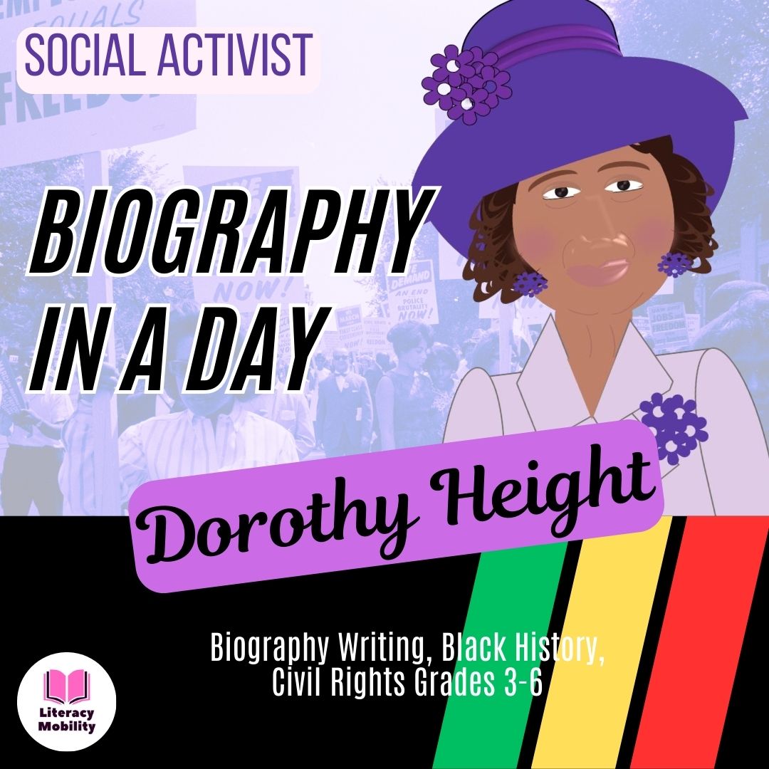 Learn how to write a biography in a day featuring social activist Dorothy Height