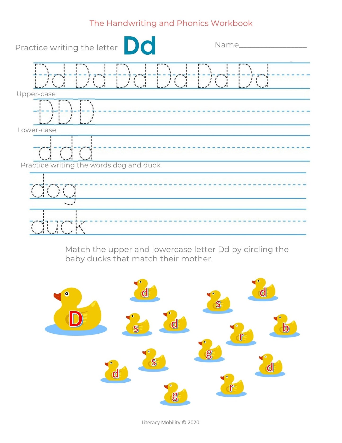 Comprehensive Phonics & Handwriting Workbook: Mastering the Alphabet (Preschool & Kindergarten Readiness)