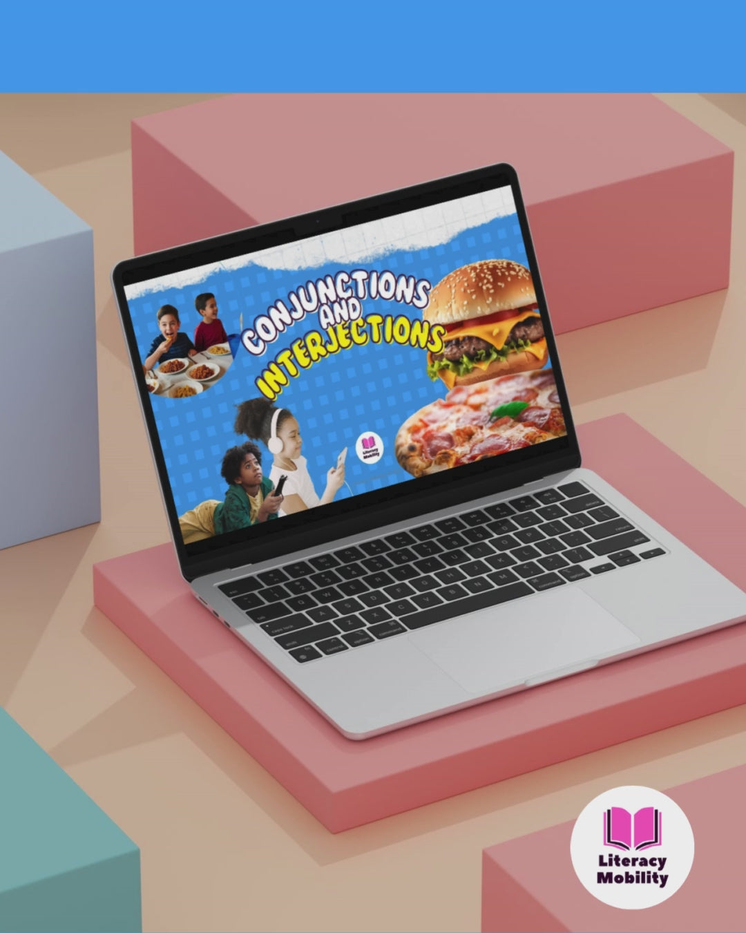 Conjunctions and interjections preview video by literacy mobility