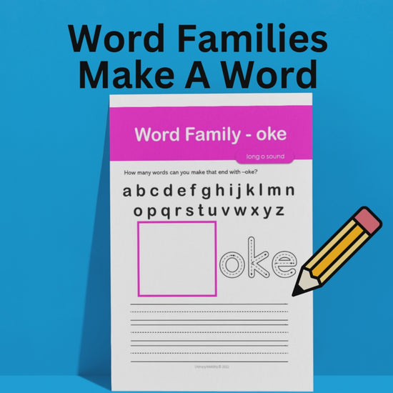 preview video for make a word word families