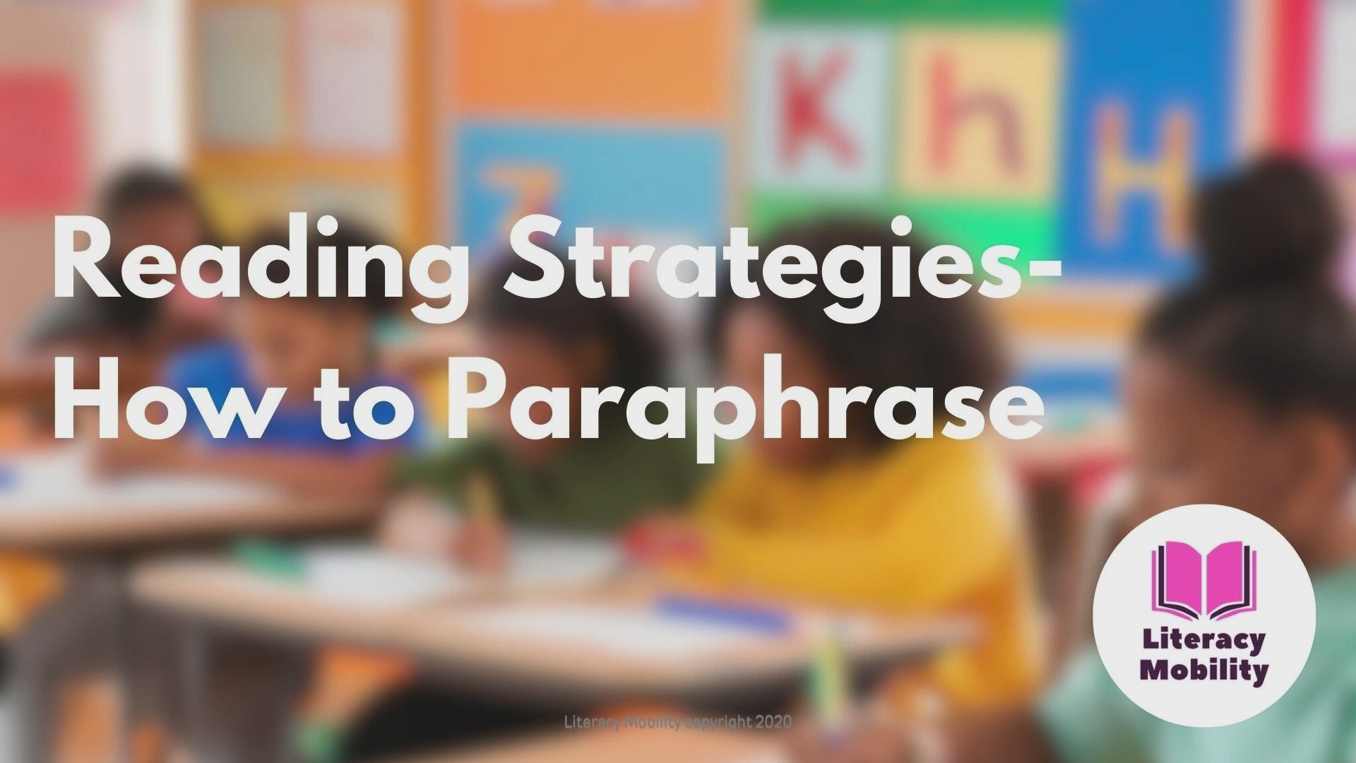 Reading strategies how to paraphrase, PowerPoint and worksheet set preview video