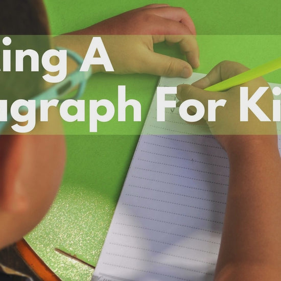 Preview video for writing a paragraph for kids